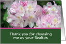 Flowers, Realtor Thanks card