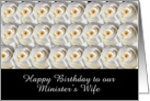 Two Dozen Roses, Minister’s Wife card