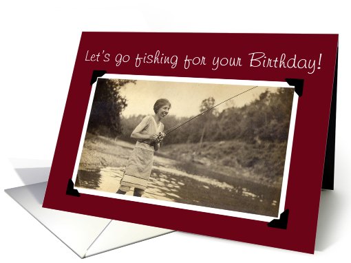 Fishing for your Birthday card (493520)