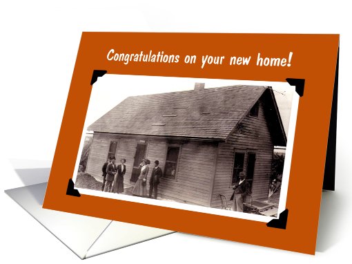 Congratulations on your new home card (493525)
