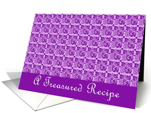 A Treasured Recipe card (493987)