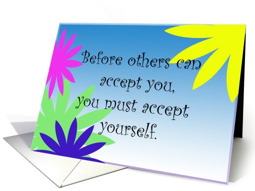 Accept Yourself card (494647)