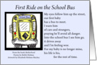 First Ride on the School Bus card