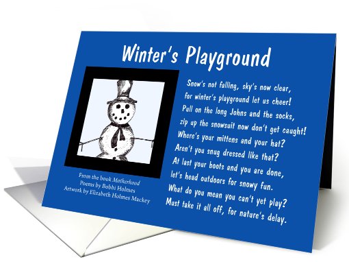 Winter's Playground card (494949)