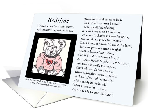 Bedtime card (494957)