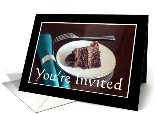 Slice Chocolate Cake card (495176)