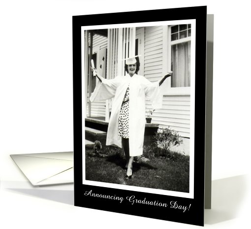 Announcing Graduation Day card (495205)