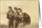 Three Servicemen, Boot Camp card