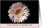 Pink Daisy, Birthday Thank you card