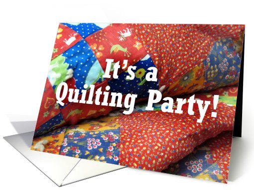 Quilting Party card (503381)
