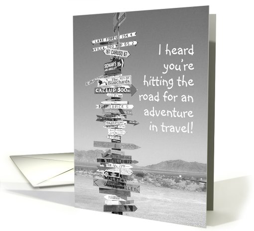 Road Signs Highway, Travel card (503908)