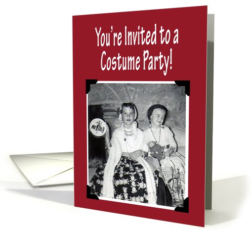 Gypsy Costume Party card (624527)