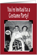 Gypsy Costume Party card