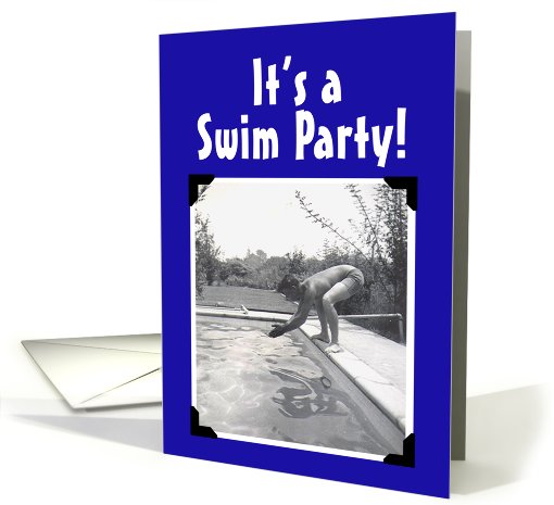 It's a Swim Party! card (624537)