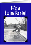 It’s a Swim Party! card