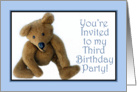Teddy Bear Birthday, Three card