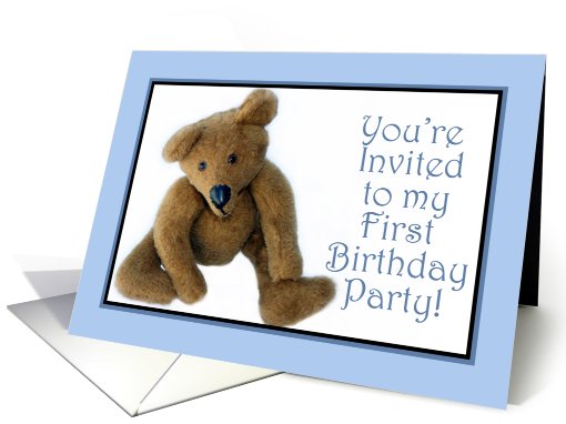 Teddy Bear Birthday, First card (624630)