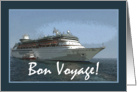 Cruise Ship Bon Voyage! card