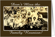 Family Reunion Invitation card