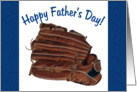 Baseball Mitt, Happy Father’s Day card