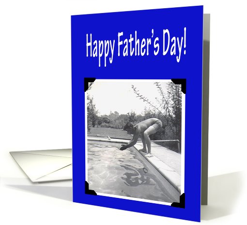 Vintage Diver, Happy Father's Day card (632160)