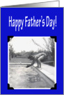 Vintage Diver, Happy Father’s Day card