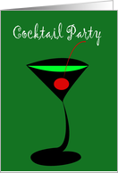 Cocktail Party Invitation card