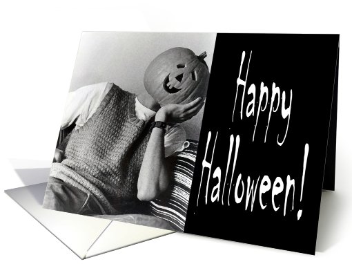 Jack O'Lantern Halloween card (634902)
