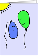 Feeling Down Balloon Card
