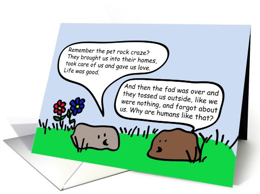 Pet Rock, Congratulations on your New Pet card (635954)