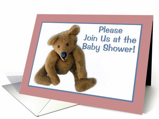 Bear Baby Shower Invitation card (870908)