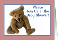 Bear Baby Shower Invitation card