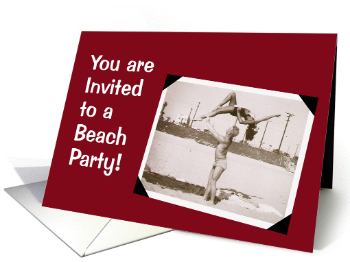 Bathing Beauty Beach Party Invitation card (870909)