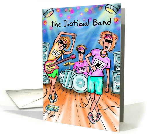 Iliotibial Band : Funny Runners Birthday card (470745)