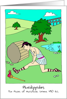 Pheidippides : First Marathoner Congrats card