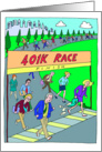 401K Race : Good Luck Marathon card