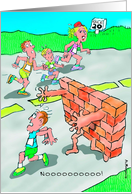 Hitting the Wall : Marathon Running card