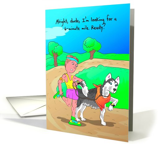 Running Pace : Funny Birthday card (471796)