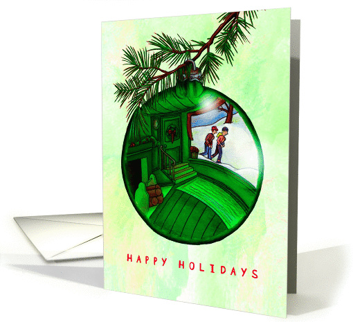 Runner's Ornament : Happy Holidays card (473721)
