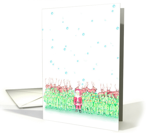 Marathon Santa : Funny Christmas card (473732)