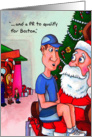 Santa’s Lap : Runner’s Christmas card