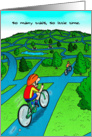 Cycling Trail : Birthday Card