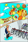 Triathlon Balloons : Surprise Good Luck card
