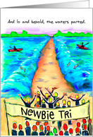 Newbie Triathlete : Funny Birthday Card