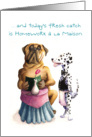 Mastiff and Dalmatian : Birthday Dog Card