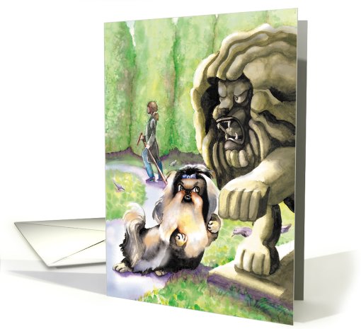 Block Party Invitation : Shih Tzu card (474866)