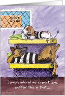 Doggy Detox : Funny Farewell Card