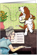 Howling Basset Hound : Thank You card