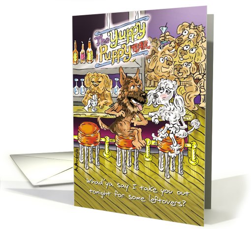 Sexy Puppy : Happy Birthday Boyfriend card (475289)