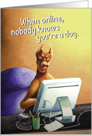Doberman Online : Happy Birthday Friend card